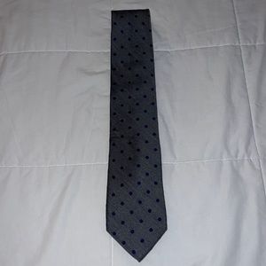 Tommy Hilfiger Tie (Gray with Blue Dots)
